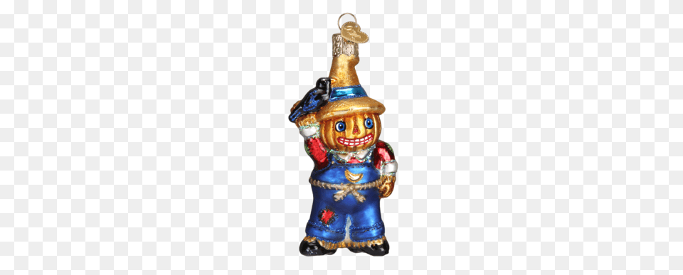 Punkin Scarecrow Ornament Old World Christmas, Figurine, Adult, Bride, Female Png Image