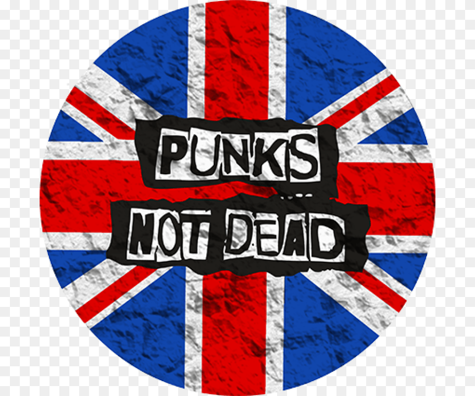 Punks Not Dead Punks Not Dead Badge, Sticker, Logo, Emblem, Symbol Free Transparent Png