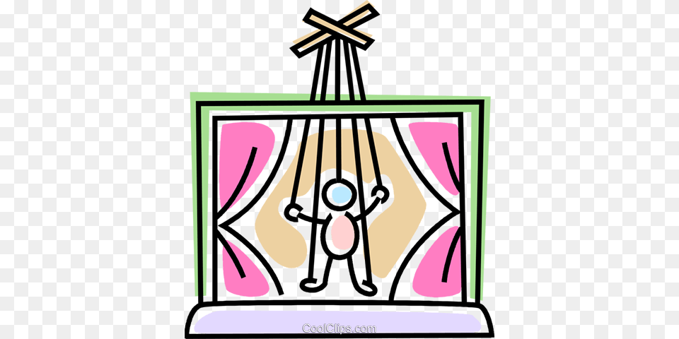 Puppet Show Royalty Vector Clip Art Illustration, Chandelier, Lamp Free Png
