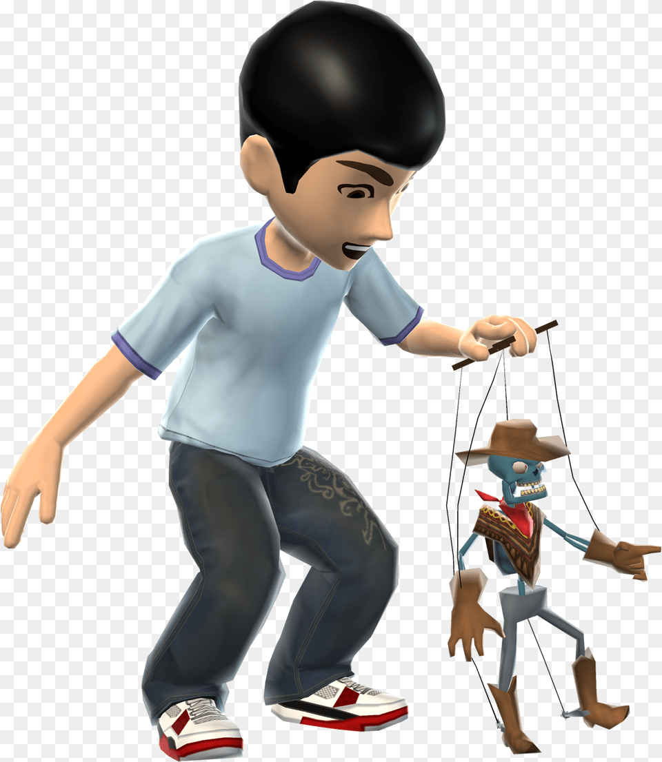 Puppet Tronic Gunslinger Who39s On A Bullet Riddled Gunstringer Characters, Boy, Child, Male, Person Png