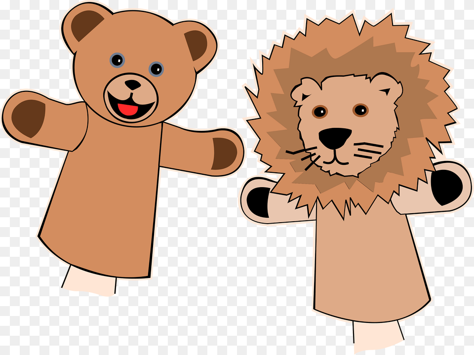 Puppets Clipart, Animal, Bear, Mammal, Wildlife Free Transparent Png