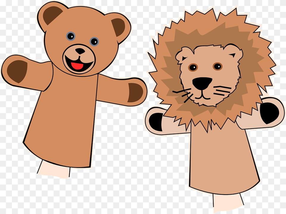 Puppets Puppets Clipart, Animal, Mammal, Bear, Wildlife Free Transparent Png