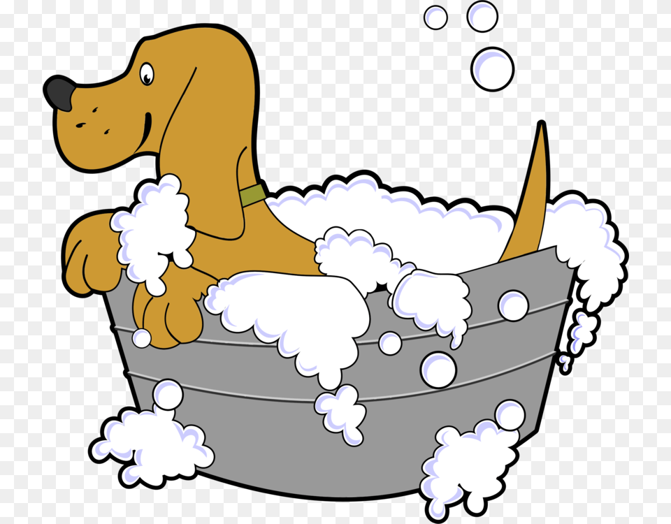Puppy Chihuahua Dog Grooming Pet Clip Art Christmas, Bathing, Tub, Bathtub, Person Free Png Download