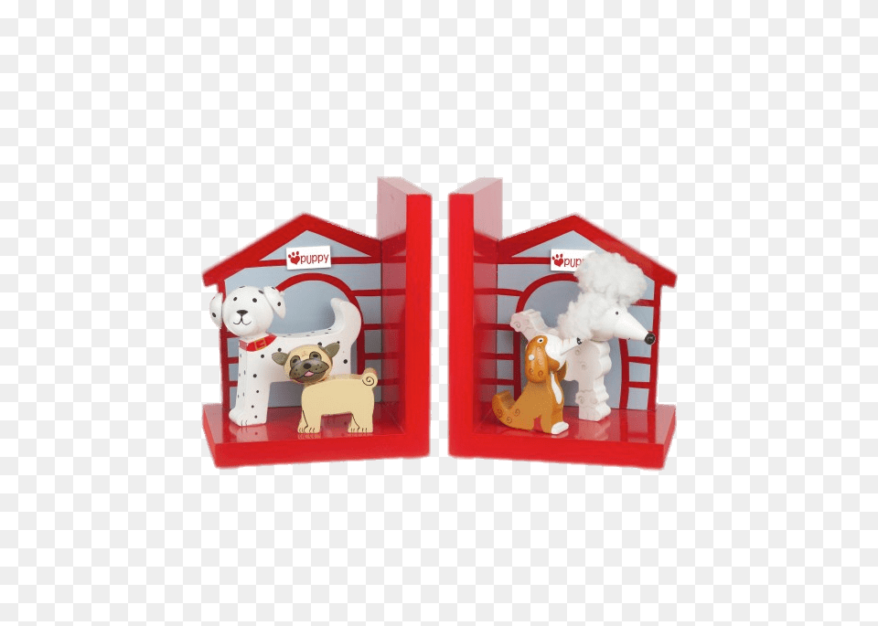 Puppy Dog Bookends, Toy Png