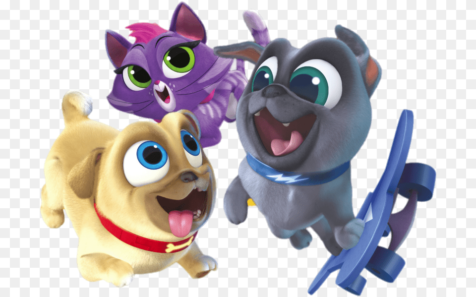 Puppy Dog Pals Bingo Rollo And Hissy Puppy Dog Pals Clipart, Plush, Toy Free Png