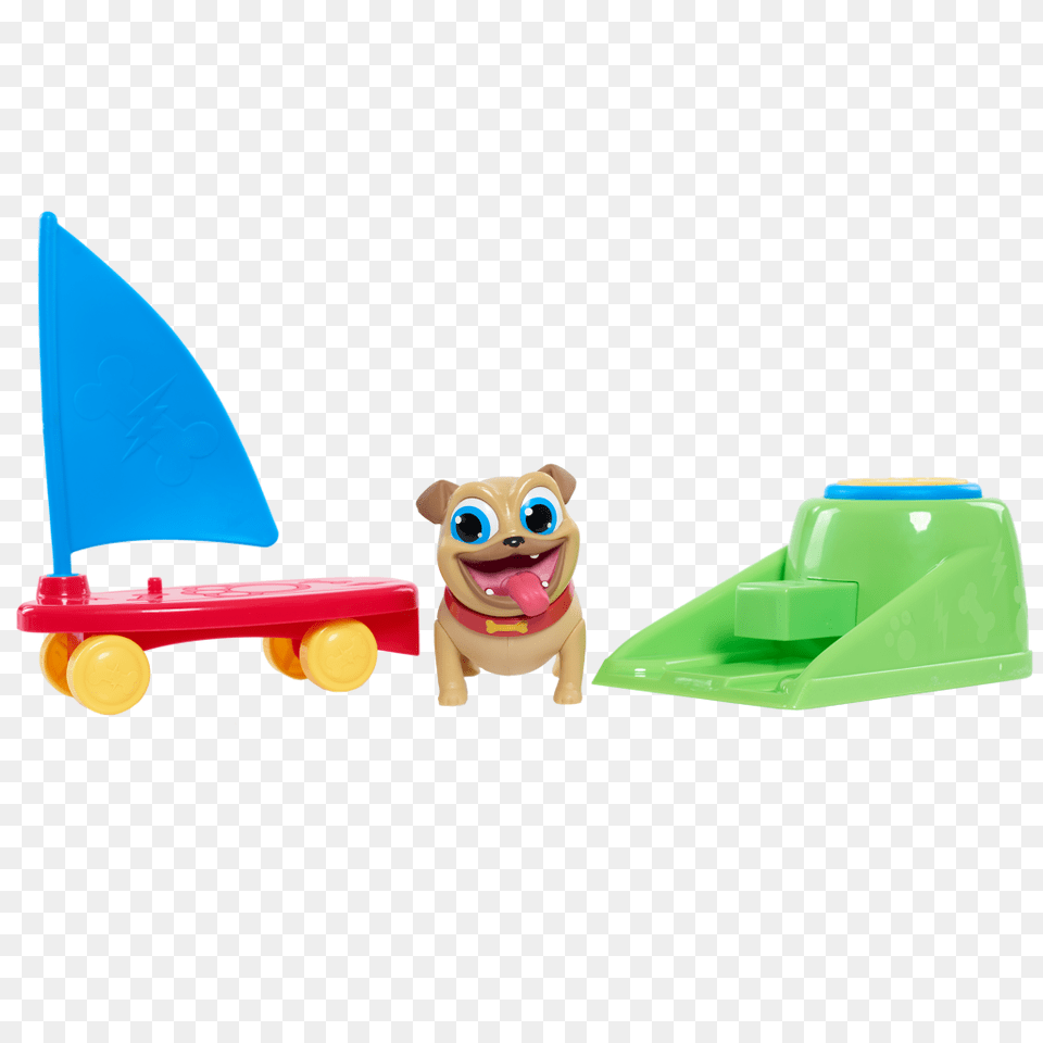 Puppy Dog Pals Figures On The Go Rolly Launcher Set Out, Indoors, Bathroom, Room, Toilet Free Png