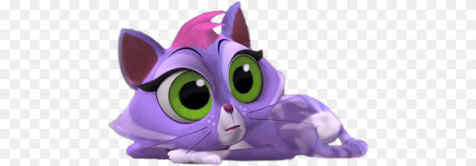 Puppy Dog Pals Hissy The Cat Puppy Dog Pals Cat, Purple, Cartoon, Baby, Person Free Png