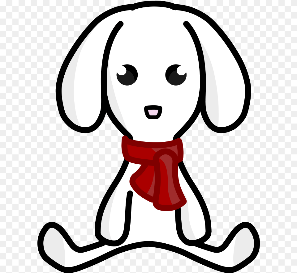 Puppy Dog Pet White Scarf Red Clipart Dog Snow, Baby, Person, Face, Head Png Image