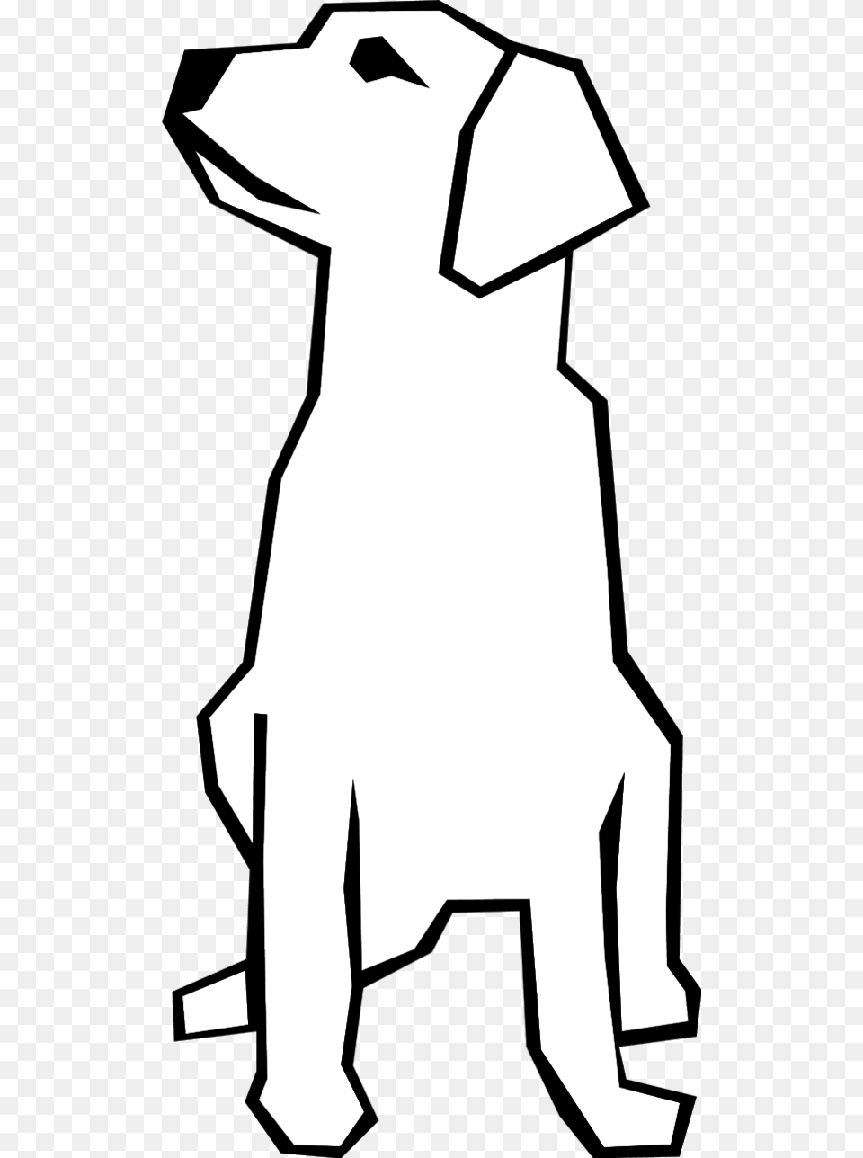 Puppy Drawing Pet Line Art Clip Art, Stencil, Silhouette, Person Free Png Download