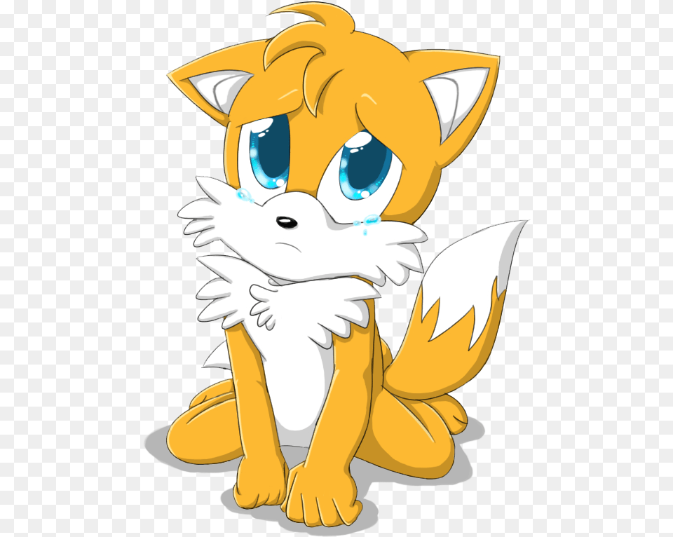 Puppy Eyes Sad Miles Tails Prower, Baby, Person, Book, Comics Png