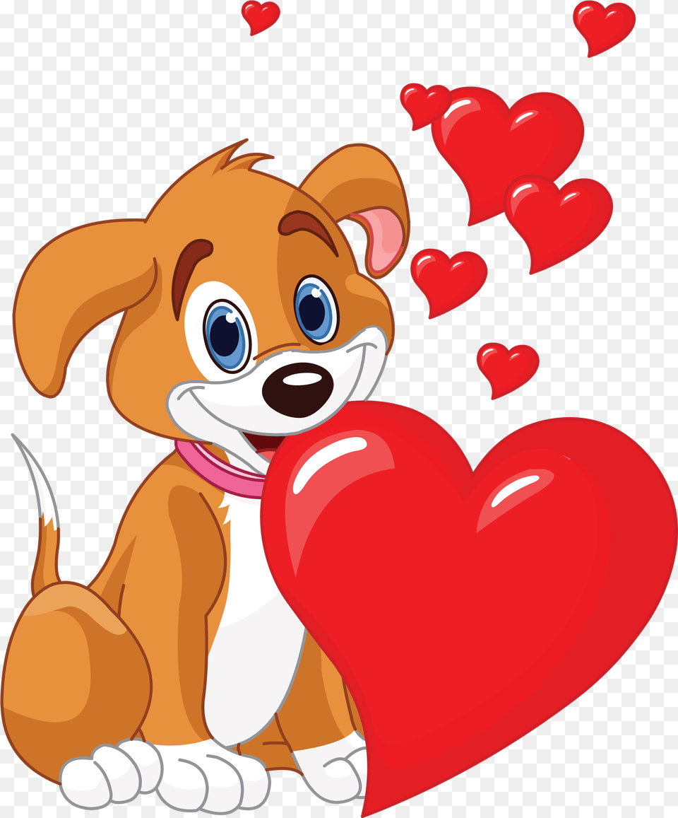 Puppy Love Heart U0026 Free Heartpng Transparent Dog In Love Clipart, Baby, Person Png Image