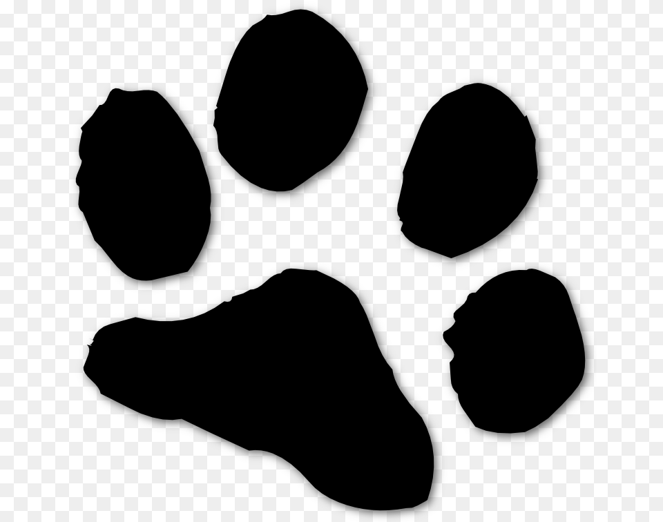 Puppy Paws, Gray Png