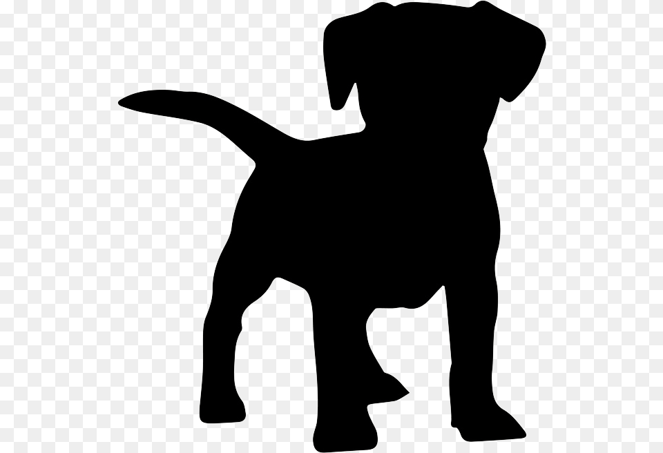 Puppy Pug Boxer Labrador Retriever Dobermann Black Lab Puppy Silhouette, Animal, Pet, Canine, Dog Free Png Download