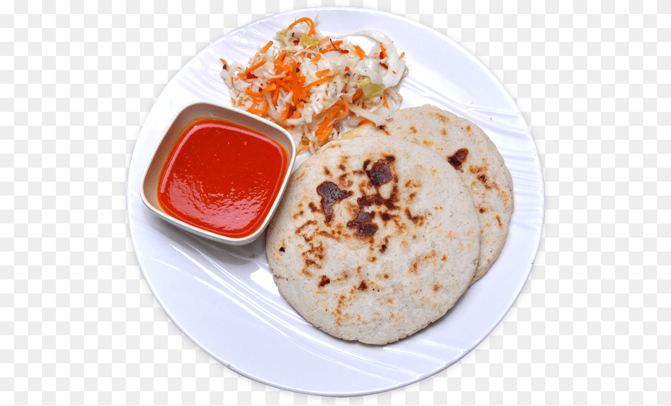 Pupusas Y Shukos Ciudad Obregn, Food, Food Presentation, Ketchup, Bread Free Transparent Png