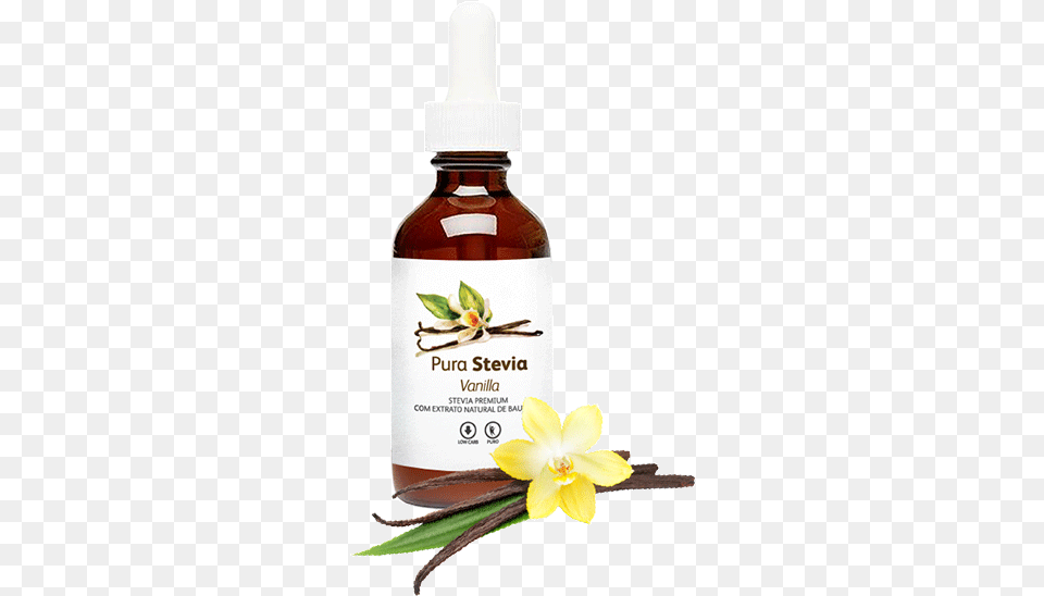 Pura Stevia Vanilla, Herbal, Herbs, Plant, Bottle Free Png Download