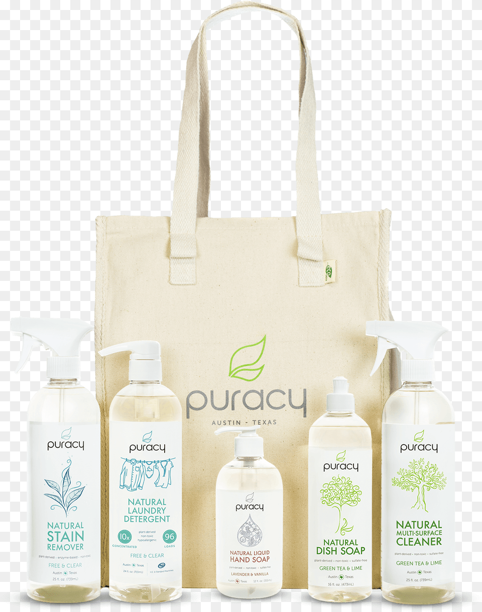 Puracy Reusable Tote Bag Lotion, Bottle, Accessories, Handbag Free Png Download