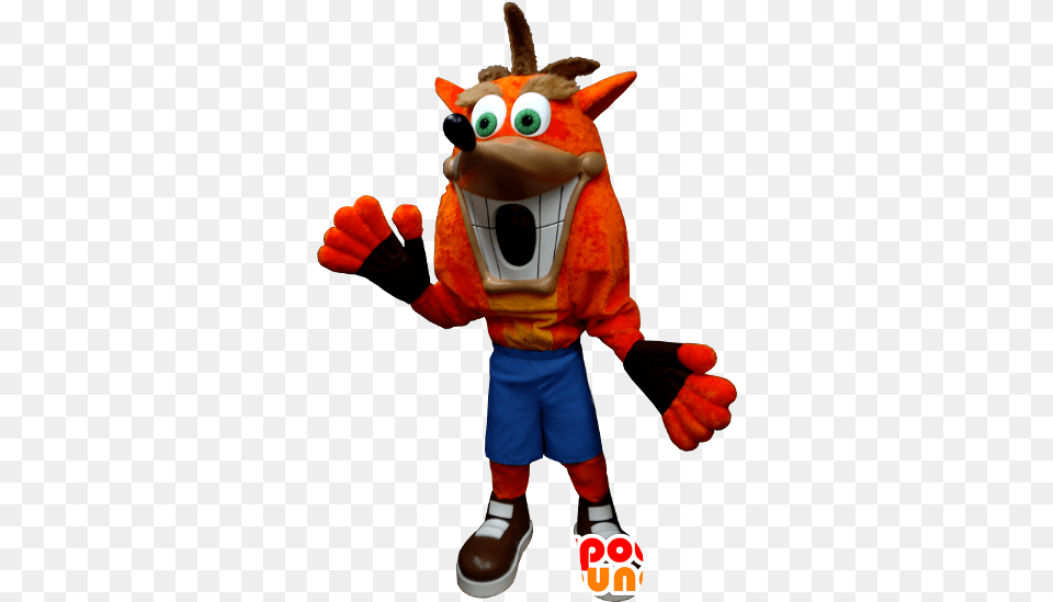 Purchase Crash Bandicoot Mascot Famous Video Game Character Crash Bandicoot Mascot Costume Amazon, Baby, Person Free Transparent Png