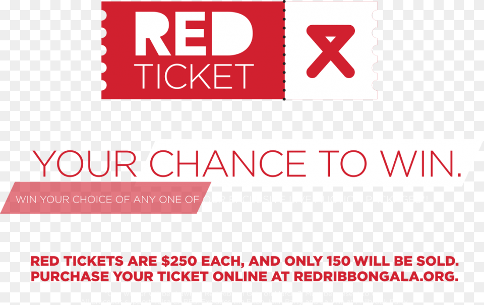 Purchase Red Ticket Raffle Red Ribbon Gala, Text, Paper Free Transparent Png