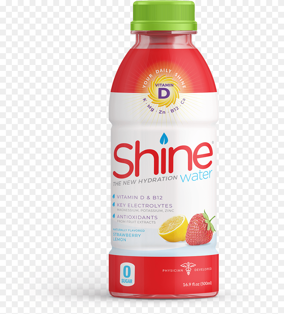 Purchase Strawberry Lemon Shine Water, Beverage, Juice, Food, Ketchup Free Transparent Png
