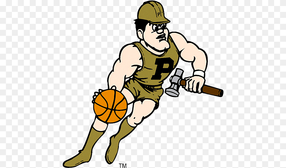 Purdue Basketball Boilermakers Purdue Boilermakers Logo Basketball, Person, People, Face, Head Free Png