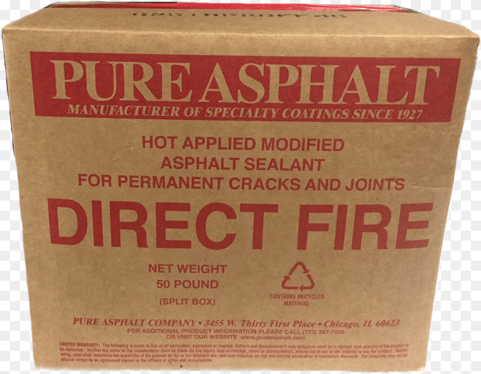 Pure Asphalt Direct Fire Crack Filler Box, Cardboard, Carton, Package, Package Delivery Png
