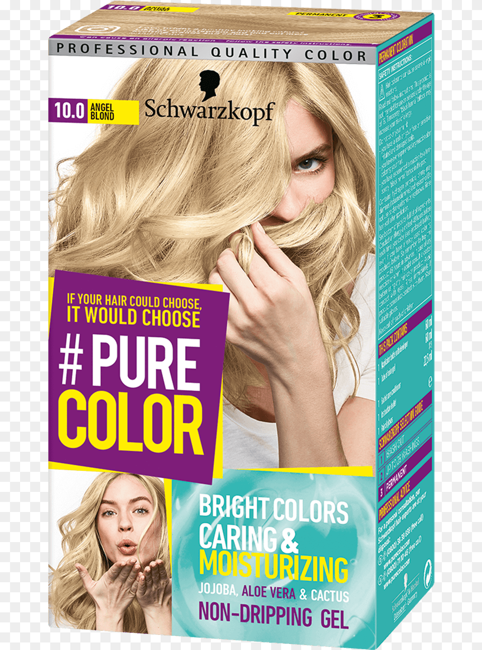 Pure Color Com Baseline 10 0 Angel Blond Schwarzkopf Pure Color Blond, Adult, Female, Person, Publication Png Image