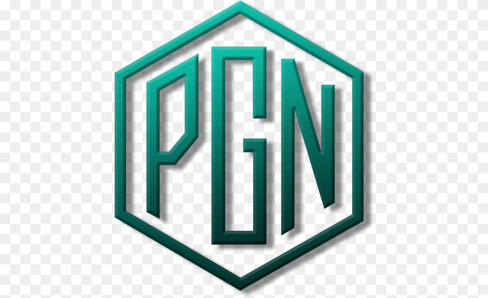 Pure Gaming Network Logo, Sign, Symbol, Blackboard Free Png Download