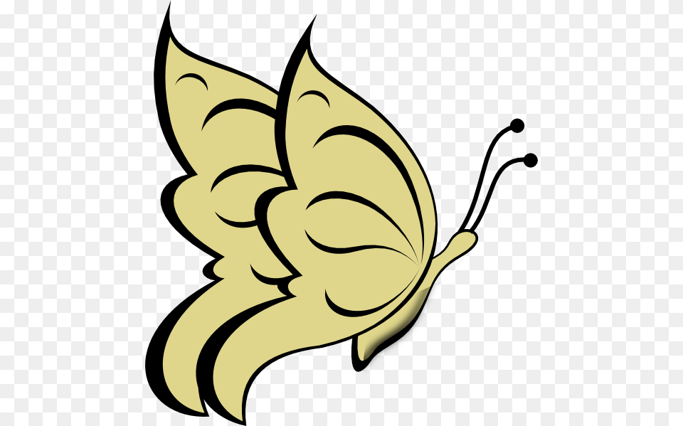 Pure Gold Butterfly Clip Art, Plant, Leaf, Graphics, Stencil Free Png