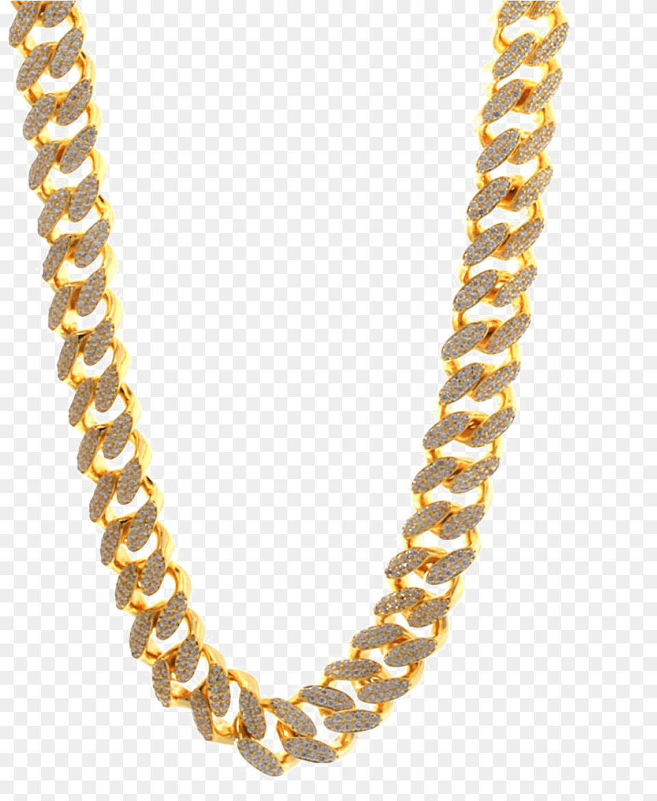 Pure Gold Chain Photo Cuban Chain, Accessories, Necklace, Jewelry, Flower Free Png Download