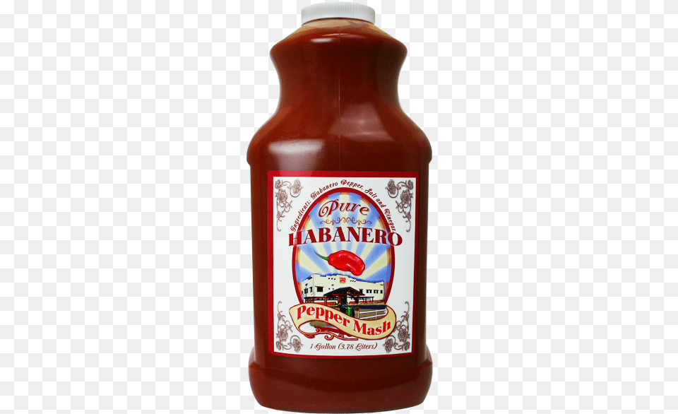 Pure Habanero Pepper Mash Puree 1 Gallon 80 Ass Kickin Pure Jalapeo Peanuts Delicious Gourmet, Food, Ketchup Png Image