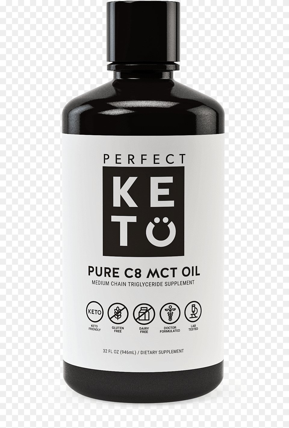 Pure Mct Oil Perfect Keto Mct Oil, Bottle, Cosmetics, Perfume Free Png