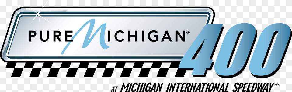 Pure Michigan 400 Logo, License Plate, Transportation, Vehicle, Text Free Transparent Png