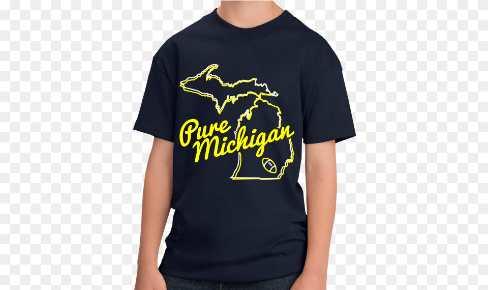 Pure Michigan Ann Arbor Mi Football Hometown Pride Tshirt Unisex, Clothing, Shirt, T-shirt Png Image