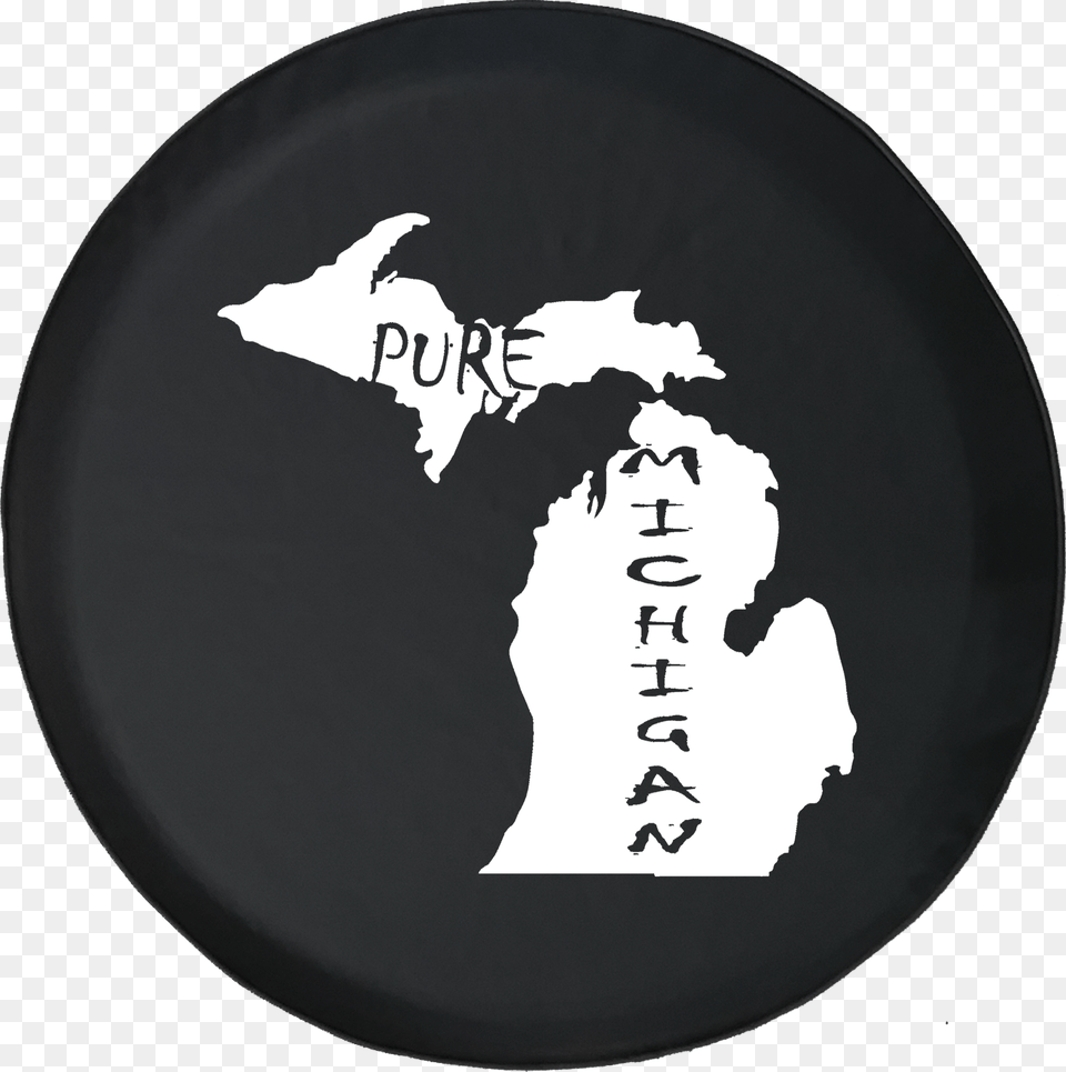 Pure Michigan State Pride Offroad Jeep Rv Camper Spare Michigan39s Motto, Food, Meal, Plate, Pottery Free Transparent Png