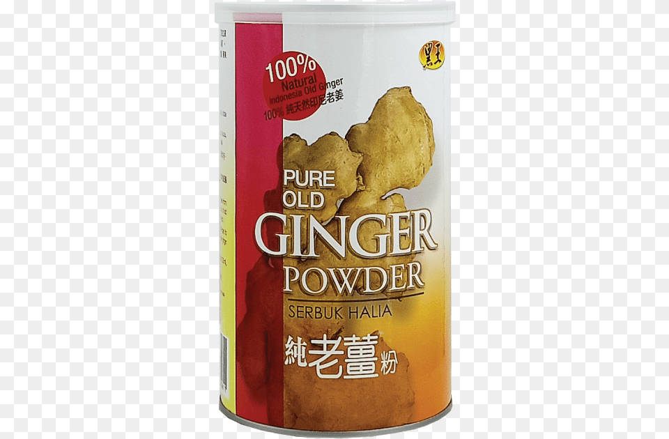 Pure Old Ginger Powder Juicebox, Food, Can, Tin, Plant Png Image