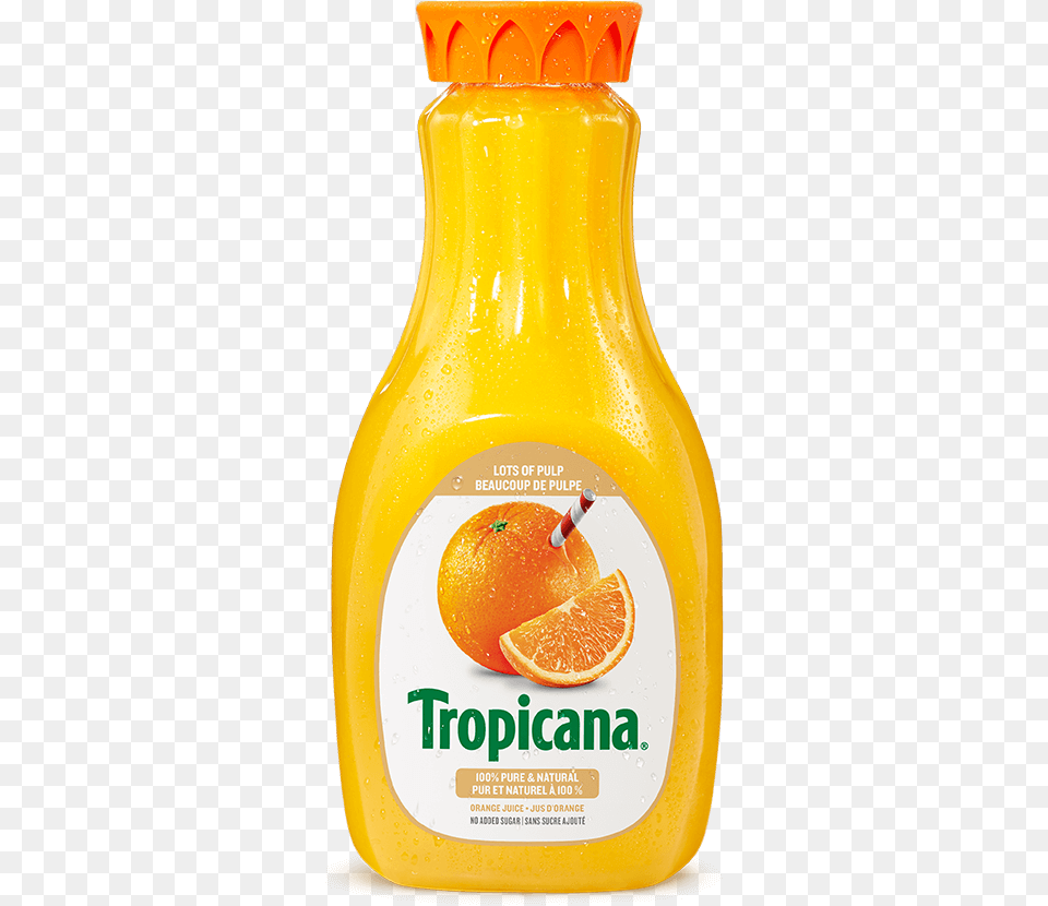 Pure Orange Juice Jus Tropicana, Beverage, Plant, Orange Juice, Produce Free Transparent Png