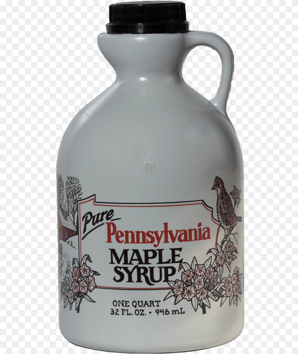 Pure Pennsylvania Maple Syrup Quart, Food, Seasoning, Jug, Animal Png