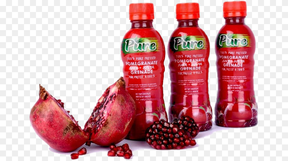 Pure Pomegranate Juice Afghanistan, Food, Fruit, Plant, Produce Png Image