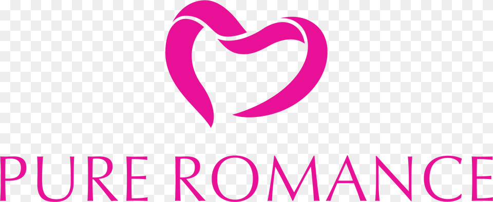 Pure Romance Logo Vector, Heart, Purple Png Image