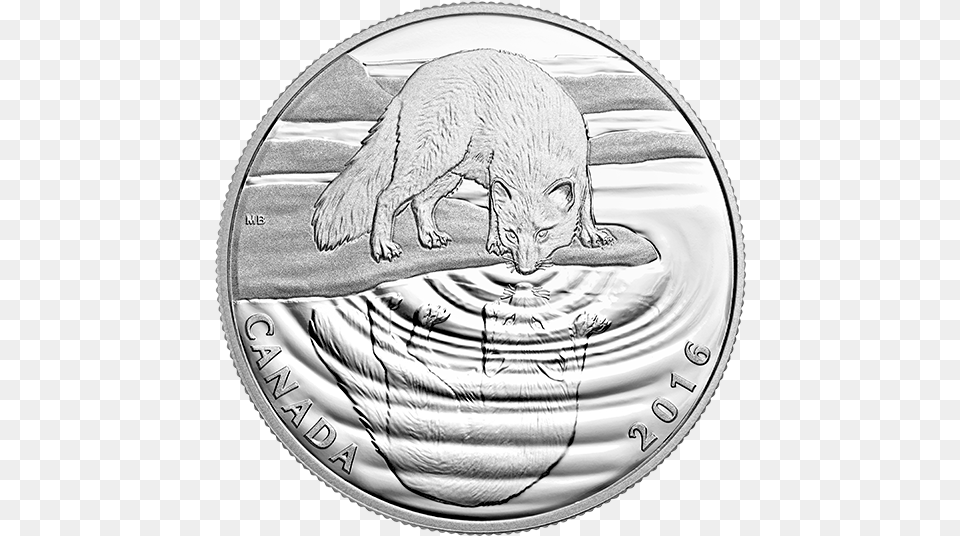 Pure Silver Coin Reflections Of Wildlife Silver, Animal, Cat, Mammal, Pet Free Transparent Png