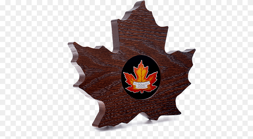 Pure Silver Coloured Coin The Canadian Maple Leaf Maple Leaf, Plant, Logo, Tree, Maple Leaf Png Image