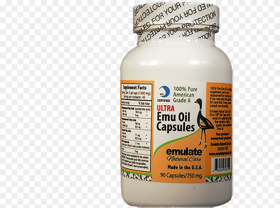 Pure Ultra Emu Oil Capsules Agaricus, Astragalus, Flower, Plant, Animal Free Png Download