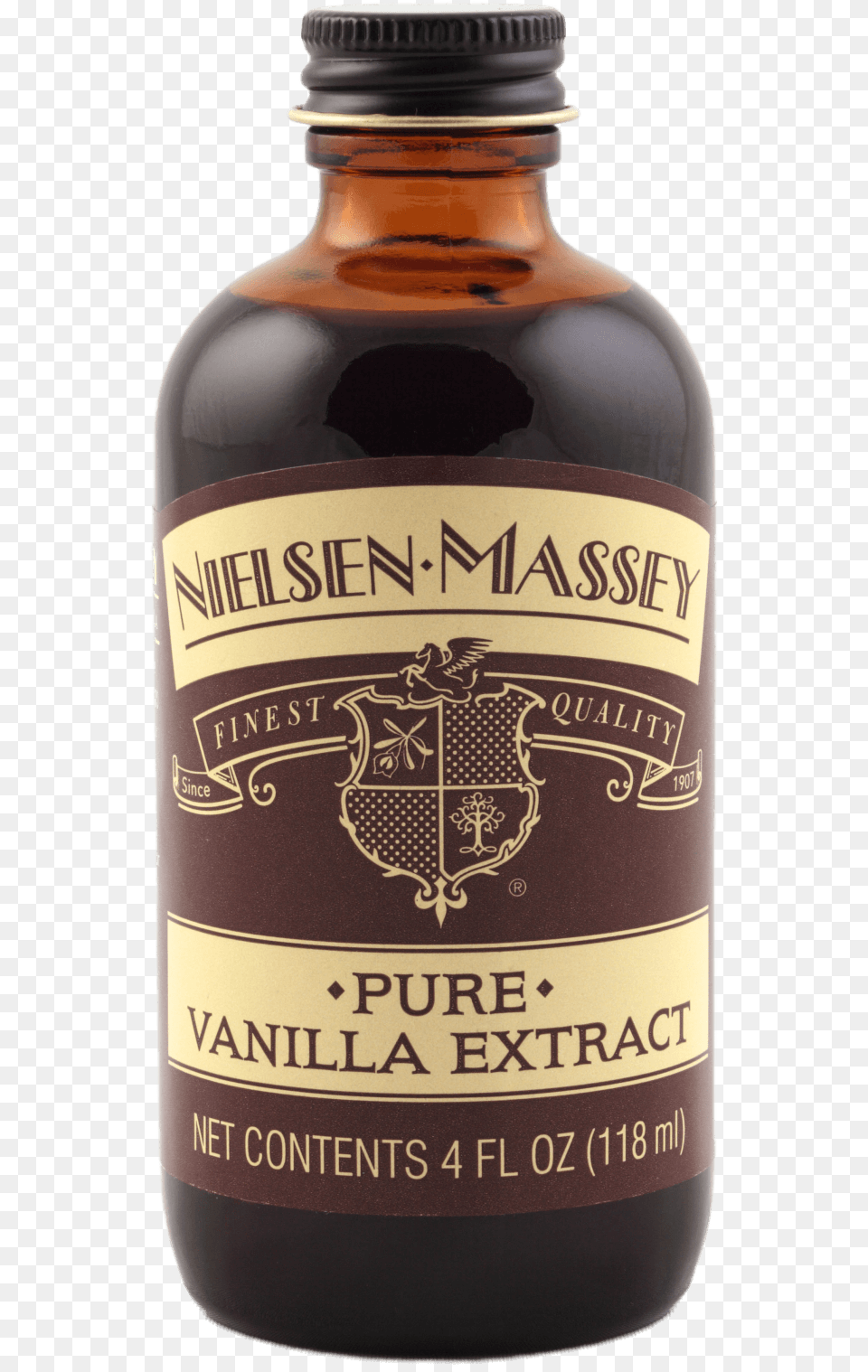 Pure Vanilla Extract 4 Oz Nielsen Massey Vanilla Extract 118 Ml, Bottle, Alcohol, Beer, Beverage Png