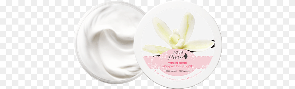 Pure Whipped Body Butter In Vanilla Bean Eucalyptus Whipped Body Butter, Dessert, Food, Yogurt, Flower Png