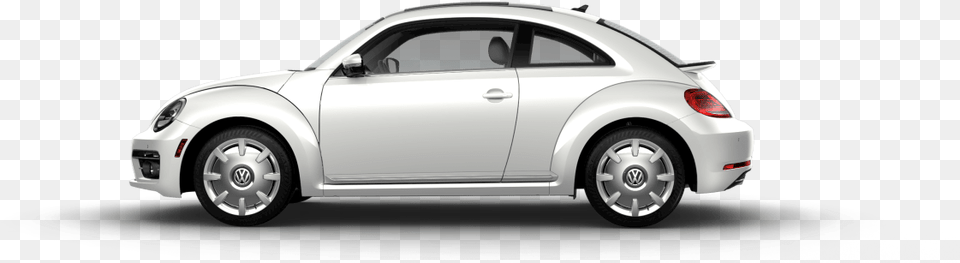 Pure White Volkswagen New Beetle, Wheel, Car, Vehicle, Coupe Png