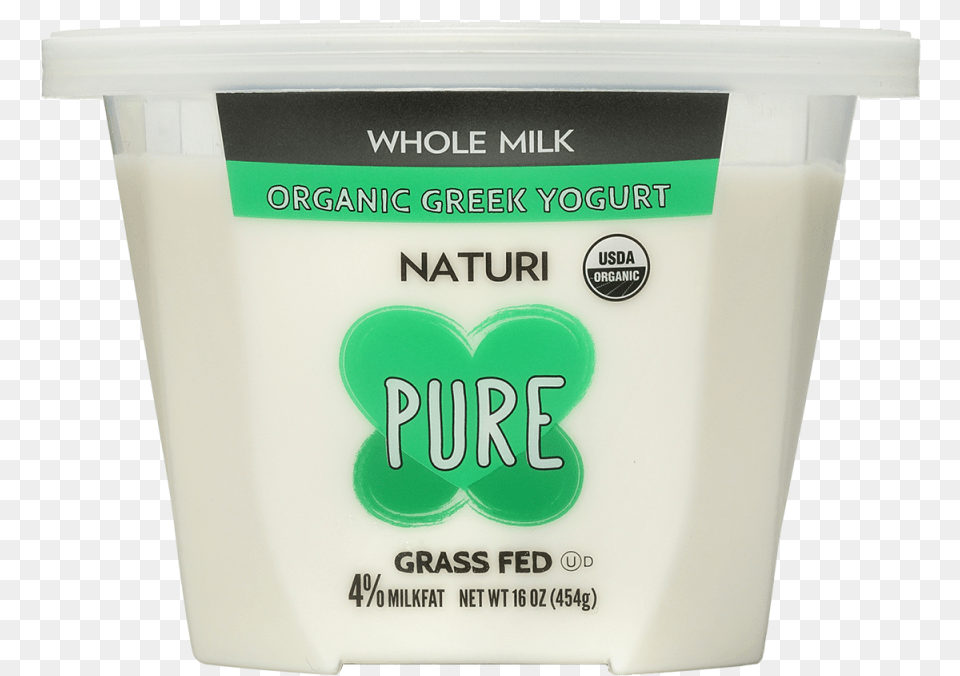 Pure Whole Milk Organic Greek Yogurt Skyr, Dessert, Food, Can, Tin Png