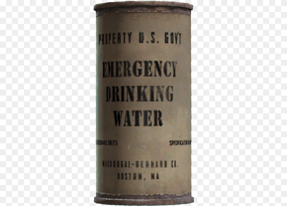 Purified Water Fallout Canned Water, Mailbox, Tin Free Png