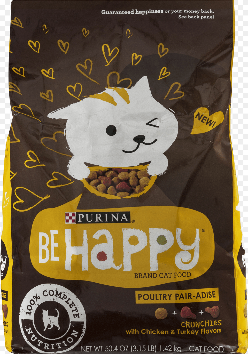 Purina Be Happy Cat Food Poultry Pair Adise Crunchies, Snack, Sweets Free Png