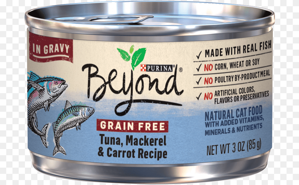 Purina Beyond Grain Tuna Mackerel Amp Carrot Recipe Purina Beyond Cat Food Wet, Aluminium, Can, Canned Goods, Tin Free Transparent Png