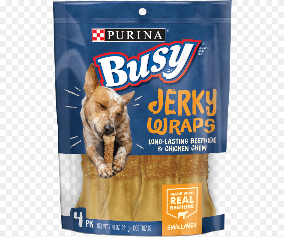 Purina Busy Jerky Wraps, Animal, Canine, Dog, Mammal Free Png Download